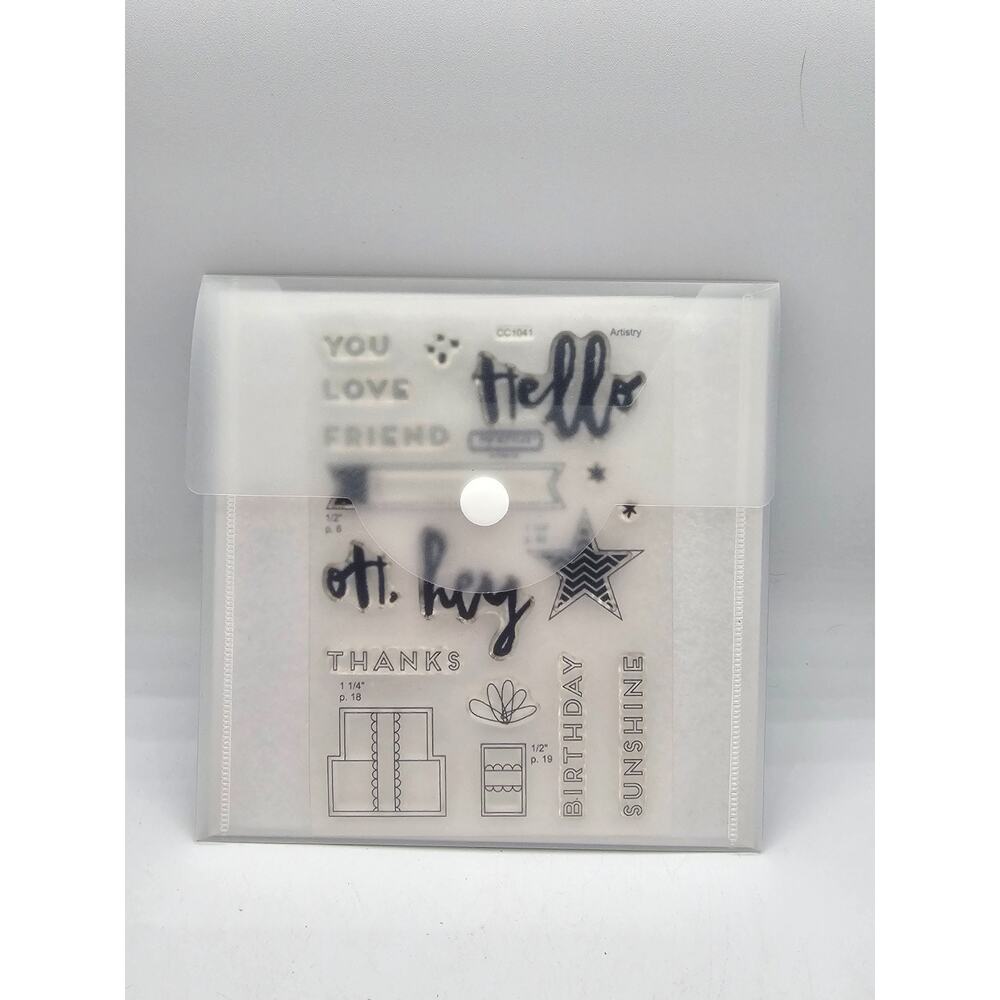 Close to My Heart - Hello Life Cardmaking CC1041 Acrylic Cling Stamp - Picture 3 of 3
